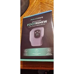 Rejuvacare Advanced Foot Renew 3-In-1 Foot Nerve Relief Massage & Heat Therapy